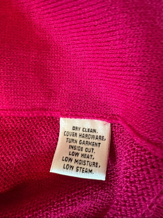 St. John Santana Knit Blazer and Shell Set Fuchsia Size 2 EUC - Picture 8 of 10